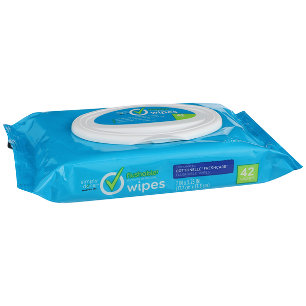Simply Done Flushable Wipes 42ct