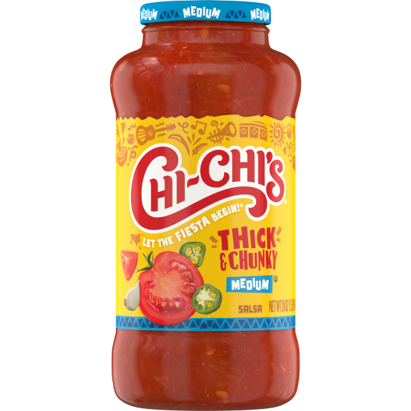 Chi Chis Salsa Thick and Chunky Medium 24oz