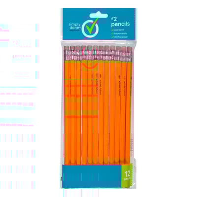 Simply Done No 2 Pencils 12pk