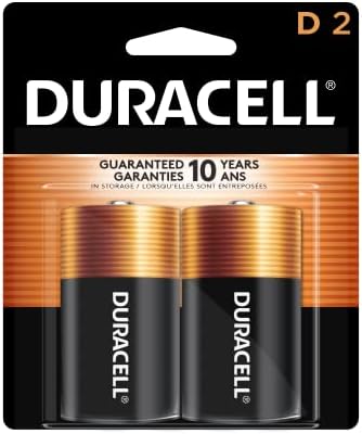 Duracell Batteries D 2pk
