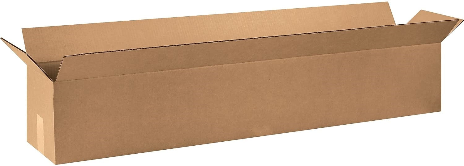 Cardboard Stock Box Corrugated 48"x6"x6"