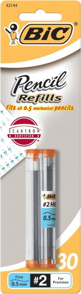 BIC Pencil Lead Refills Fine Point 0.5mm 30ct