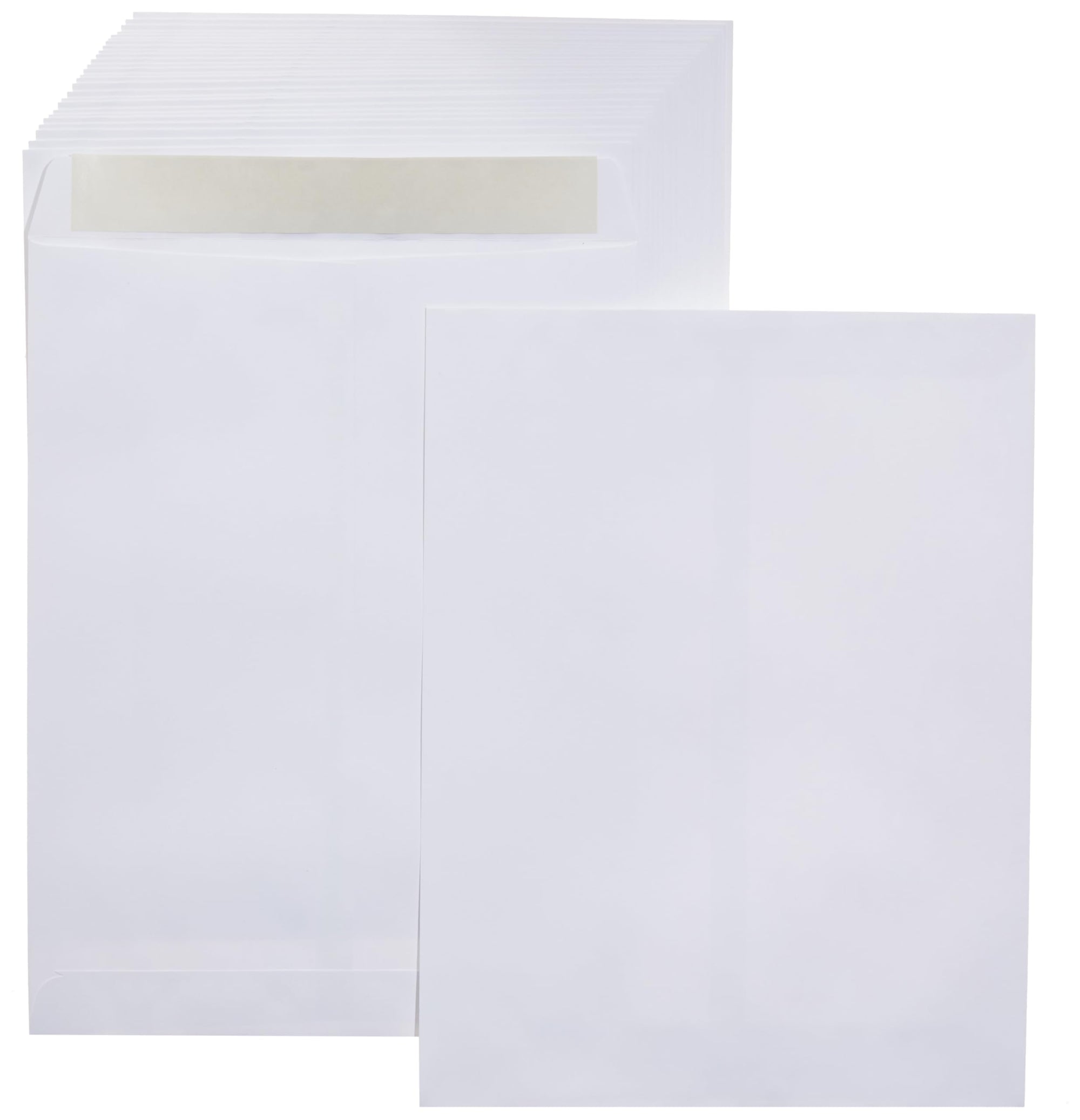 Basics Catalog Mailing Envelopes Peal and Seal White 10x13in 100pk