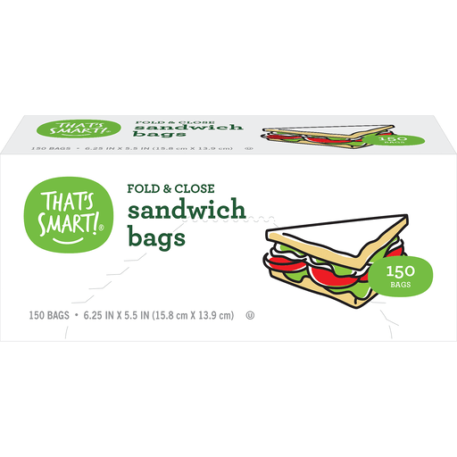 That’s Smart Fold and Close Sandwich Bags 150pk