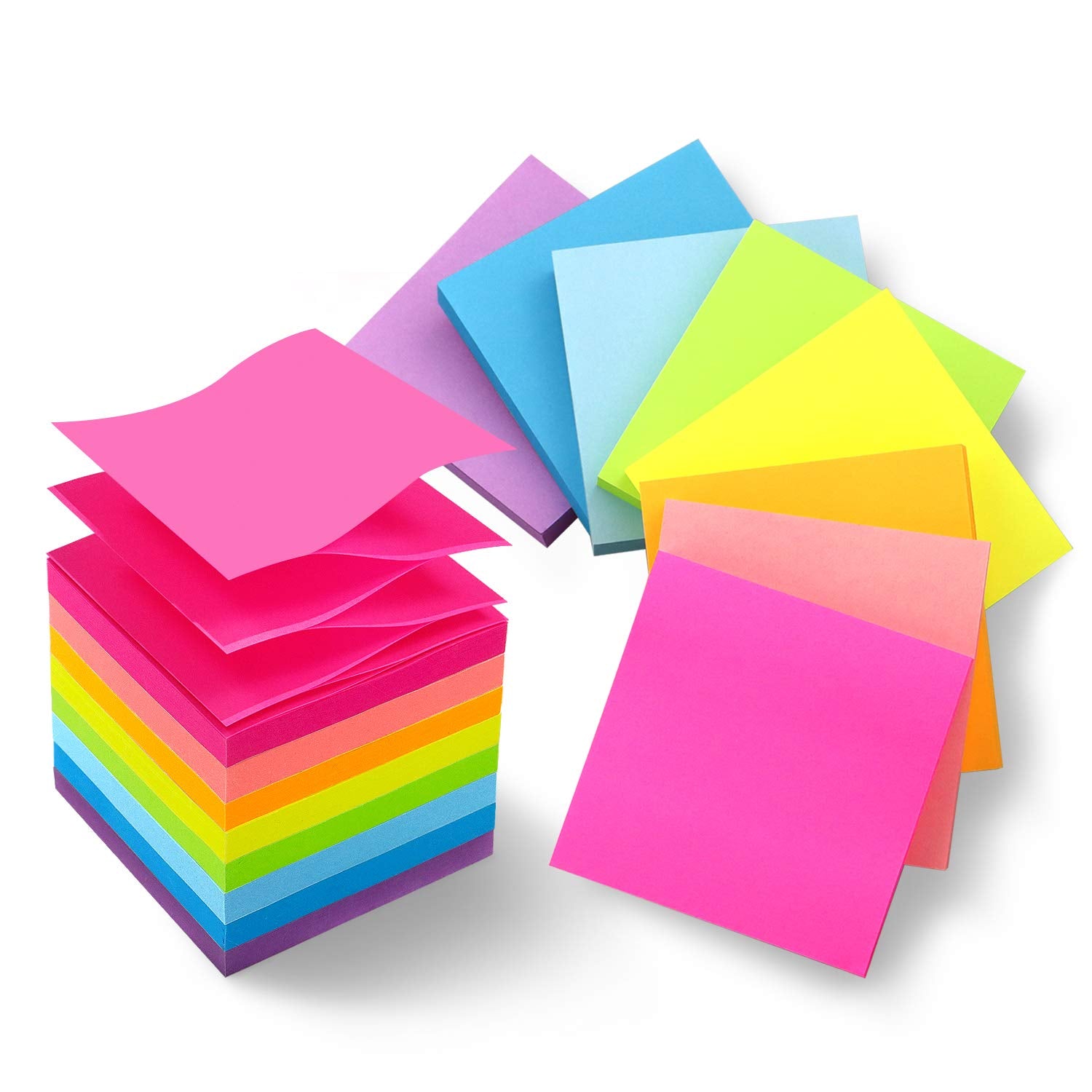 Post It Notes Pop Up Super Sticky 3"x3" 8pk