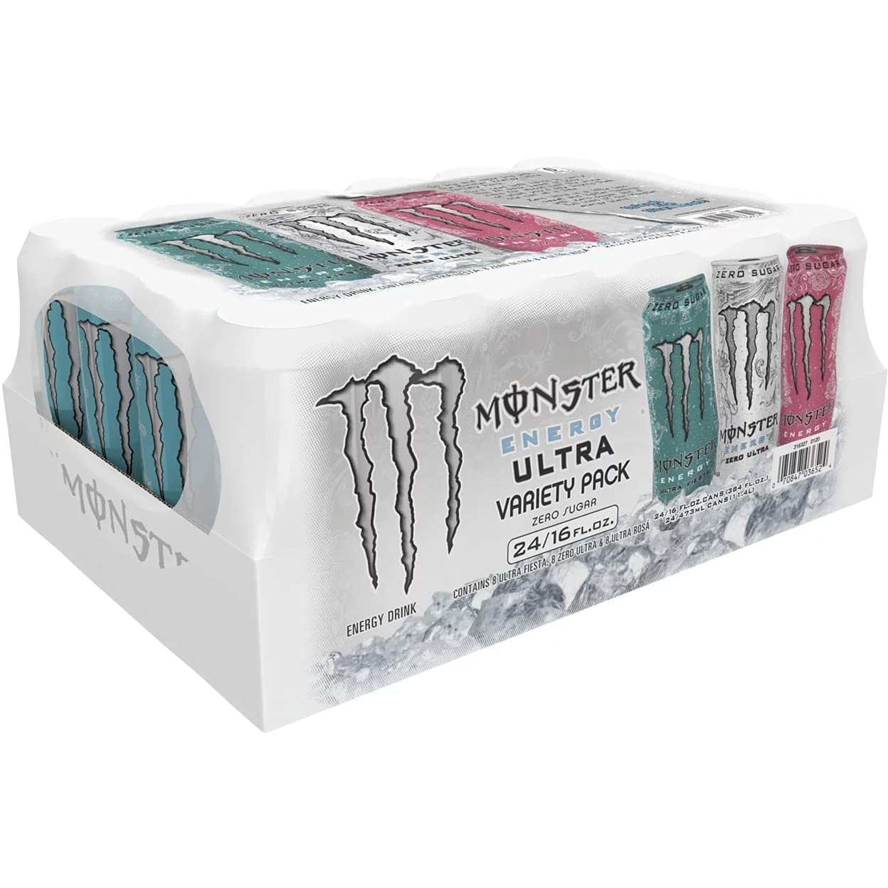 Monster Energy Zero Ultra Fiesta Rosa Variety 16oz 24pk