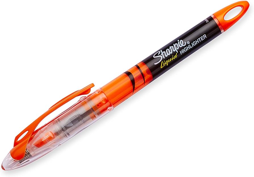 Sharpie Highlighters Accent Liquid Chisel Tip Orange 1ea