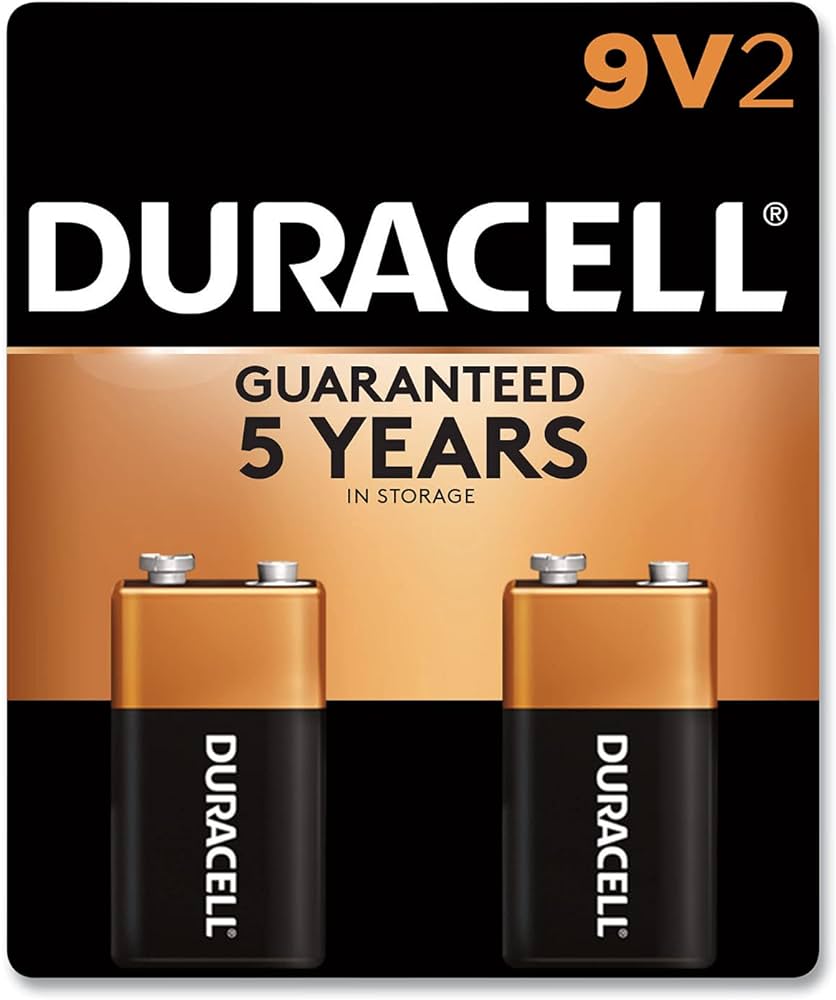 Duracell Batteries 9V 2pk