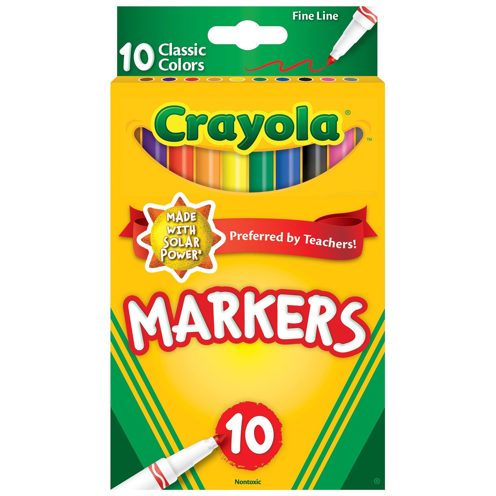Crayola Markers Fine Line 10pk