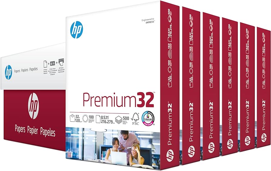 HP Papers Premium32 8.5"x11" 3000sheets