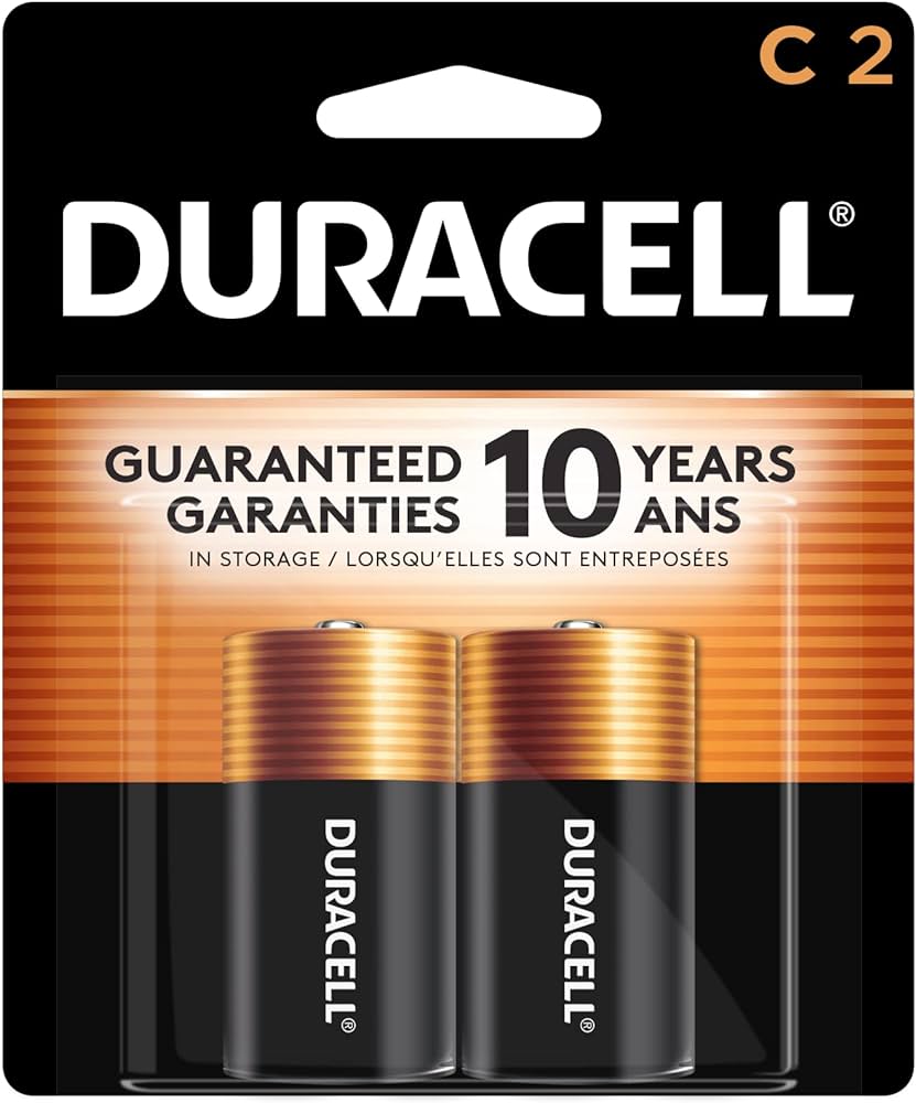 Duracell Batteries C 2pk