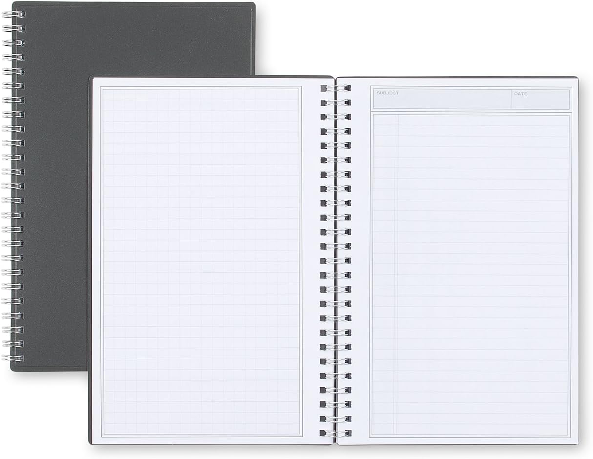 Blue Sky Notes Professional Notebook 5.5"x8" Gray 1ea
