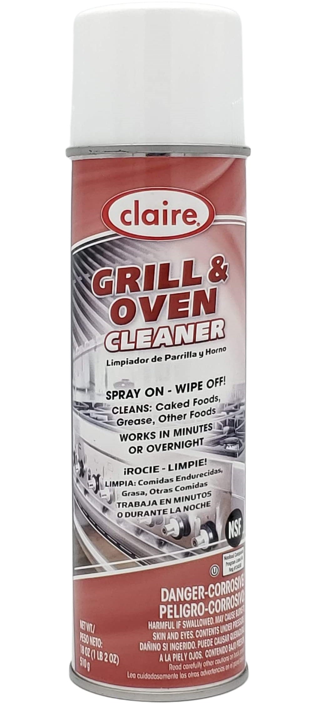 Claire Grill & Oven Cleaner 18oz