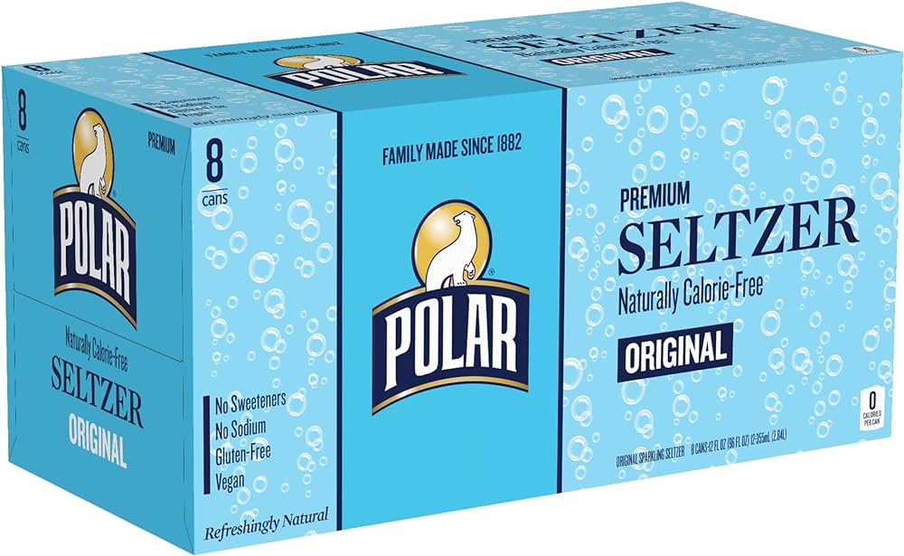 Polar Seltzer Sparkling Water Original 8pk