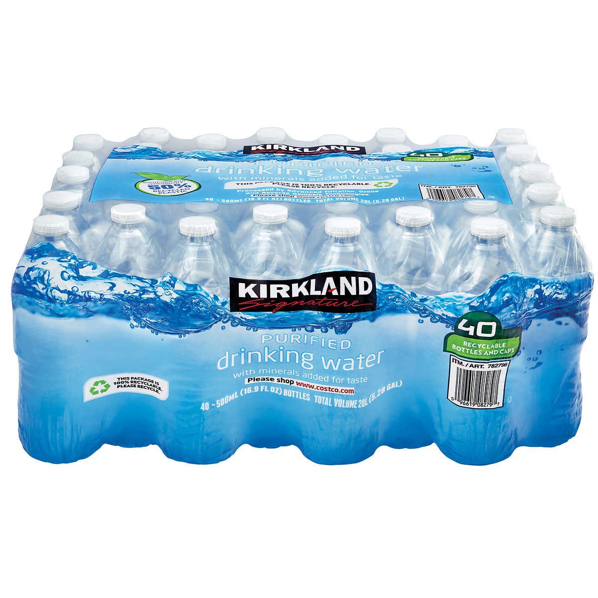 Kirkland Premium Drinking Water 16.9oz 40pk