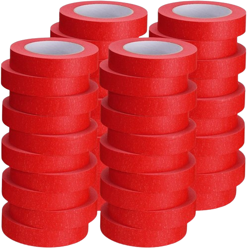 Guouganty Painters Tape Red 1" 55yds 20pk