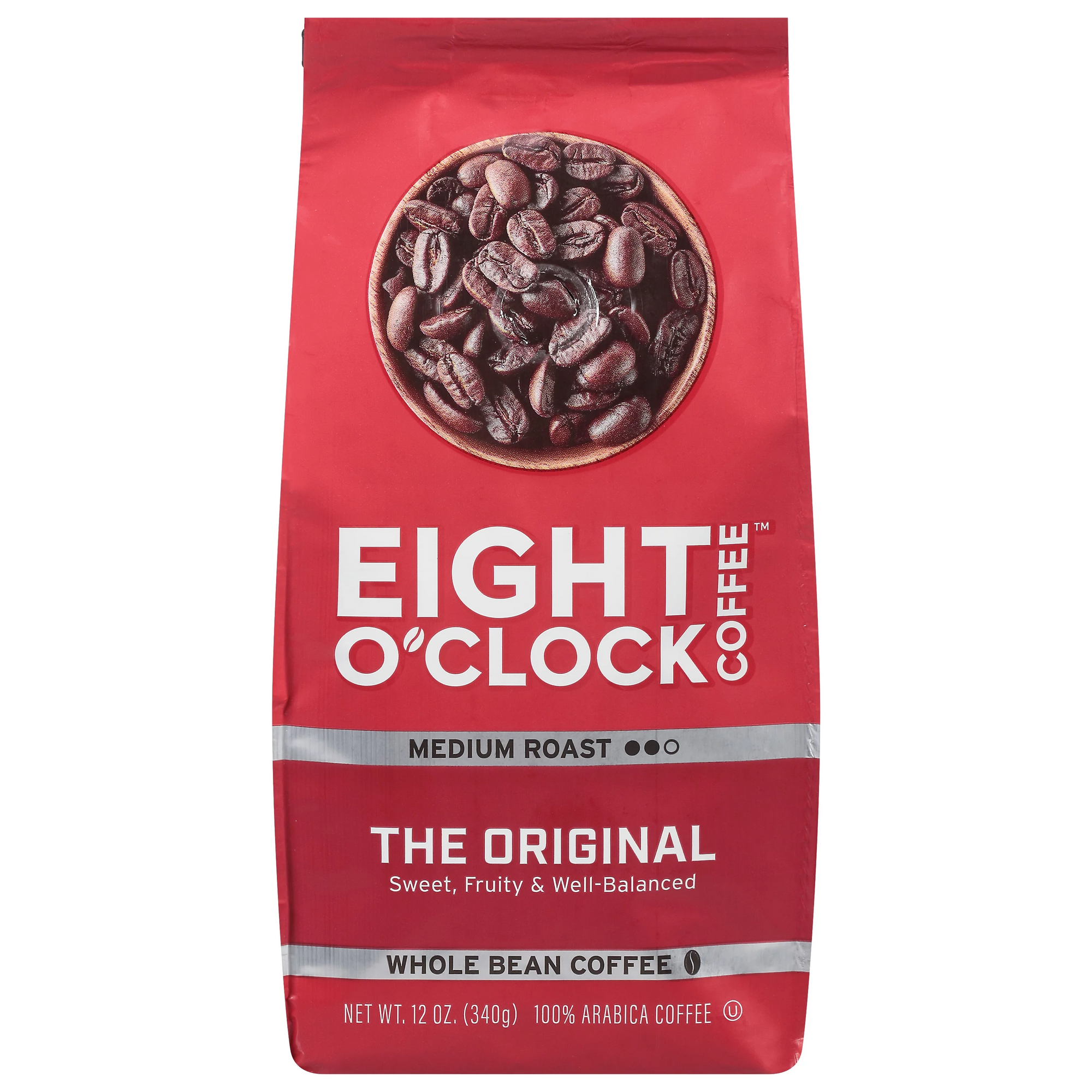 Eight O Clock Coffee Original Medium Roast Whole Bean 12oz