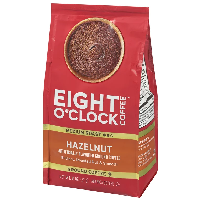 Eight O Clock Coffee Ground Hazelnut 11oz