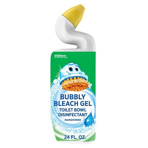 Scrubbing Bubbles Toilet Cleaner Bubbly Bleach Gel Rainshower 24oz