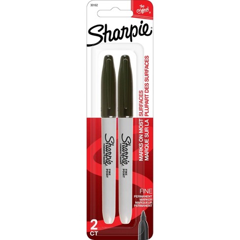 Sharpie Permanent Marker Black 2ct