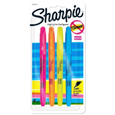 Sharpie Highlighter Assorted Colors 4pk