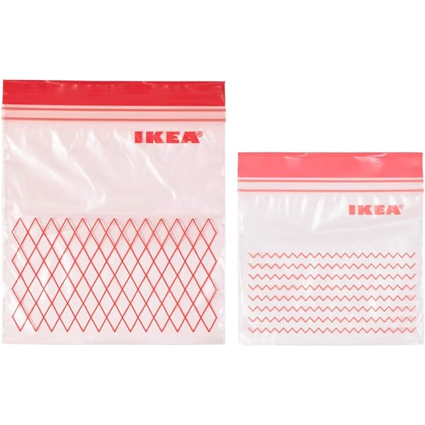 Ikea Resealable Bag Multi Pack 1L/4L
