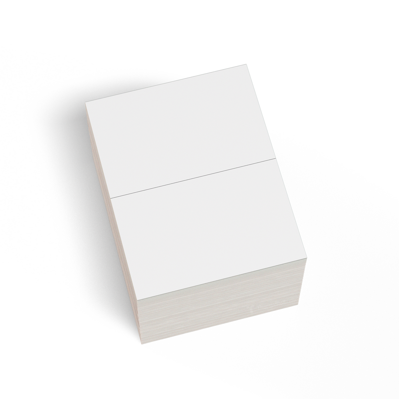 Laser Label White Rectangular Sheet 8.5"x5.5" 2000ct