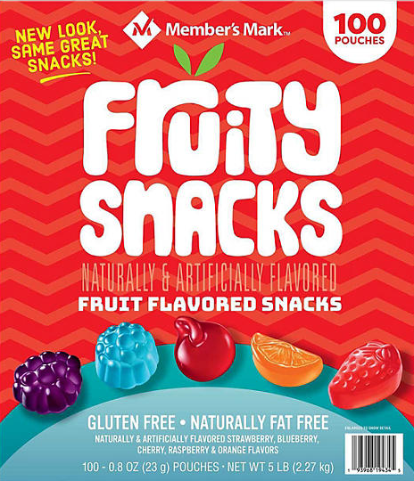 Members Mark Fruity Snacks 100ct