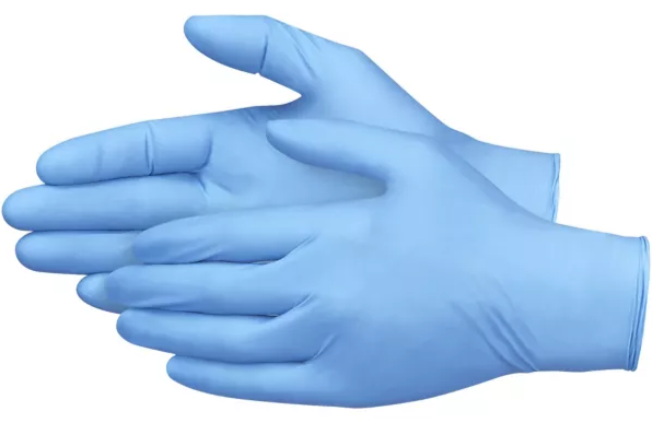 Premium Nitrile Examination Gloves Blue 4mil Large 100ct