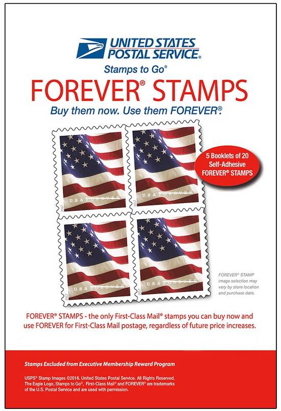US Postage Stamps First Class Flag Forever 20ct