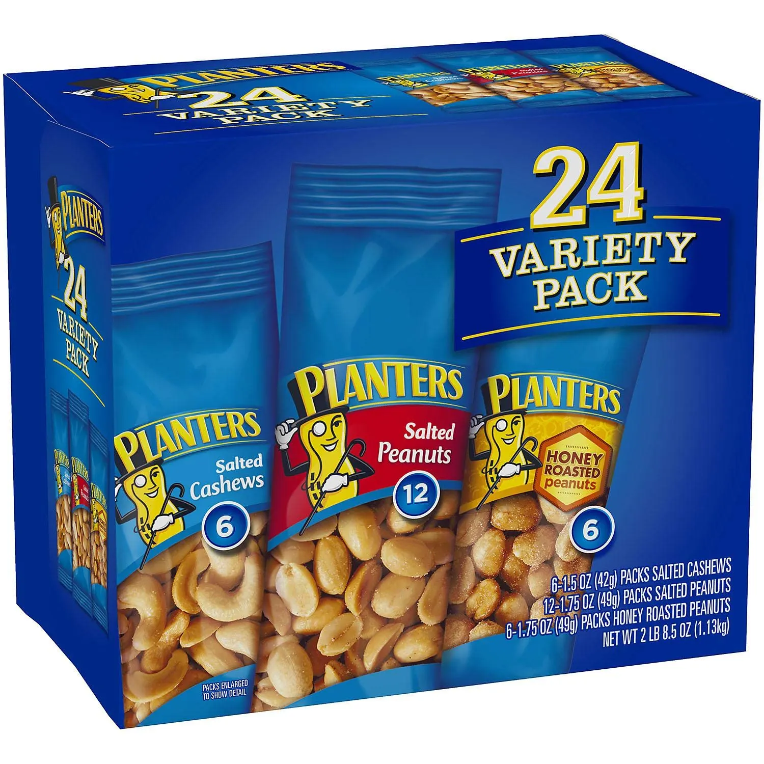 Planters Snack Nuts Variety 24pk