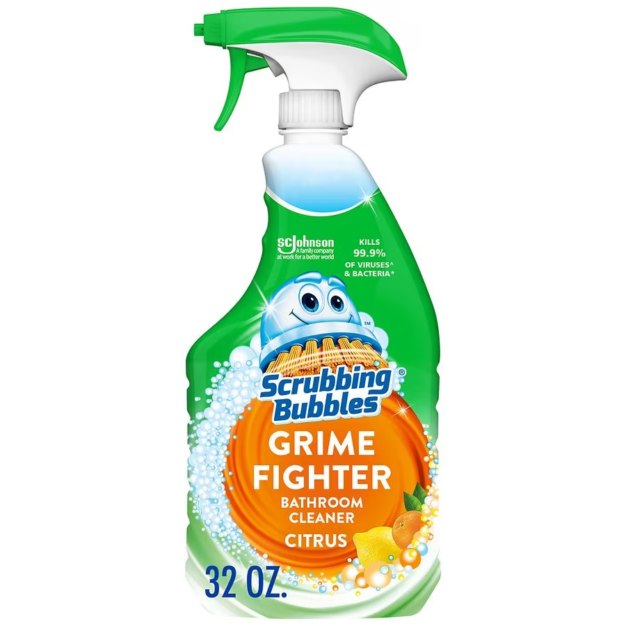 Scrubbing Bubbles Bathroom Grime Fighter Spray Citrus 32oz