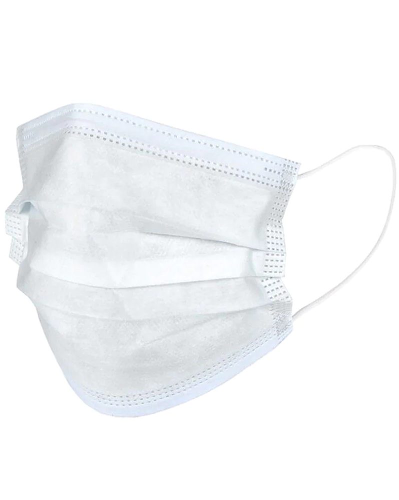 Guardian Disposable Masks White 3ply 50pk