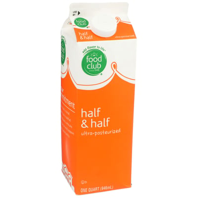 Food Club Half & Half 32oz