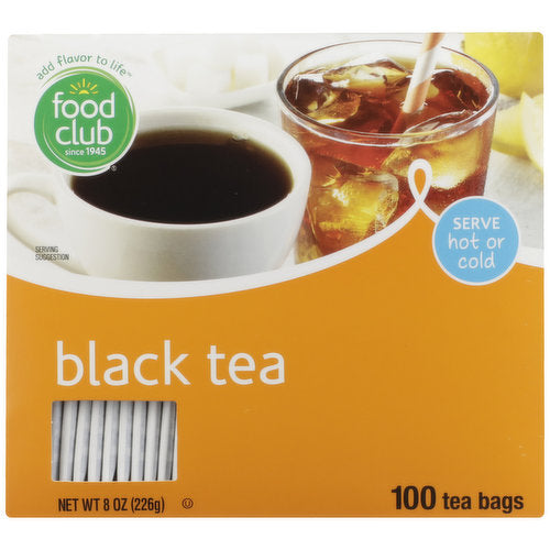 Food Club Black Tea 12oz 100ct
