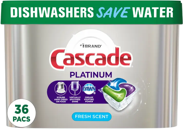 Cascade Dishwasher Platinum Actionpac Fresh 36ct