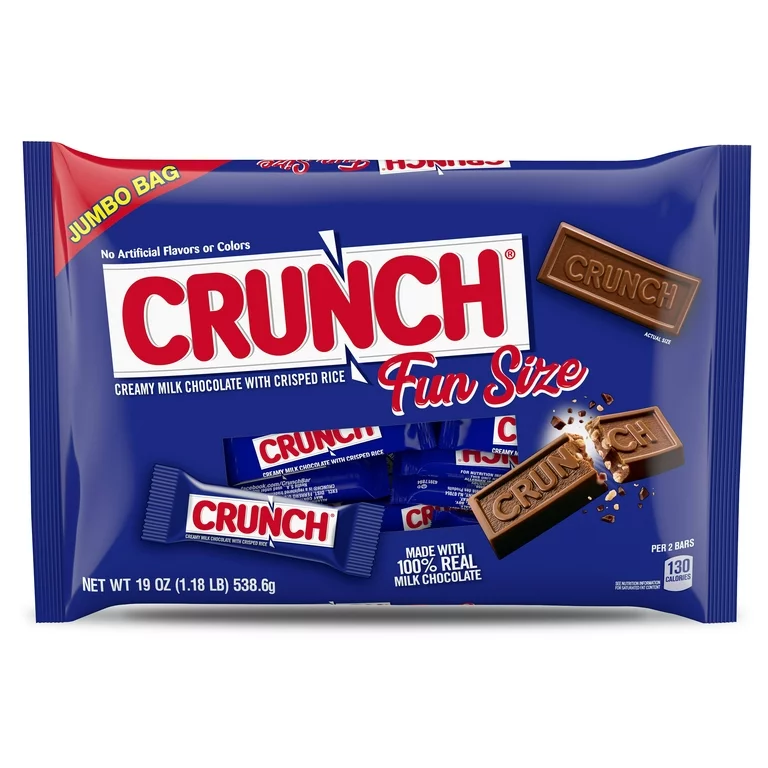 Crunch Fun Size Candy Bars 19oz