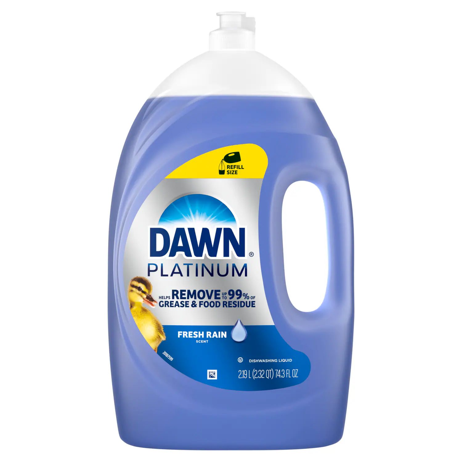 Dawn Platinum Dish Soap Fresh Rain Scent 2.19L