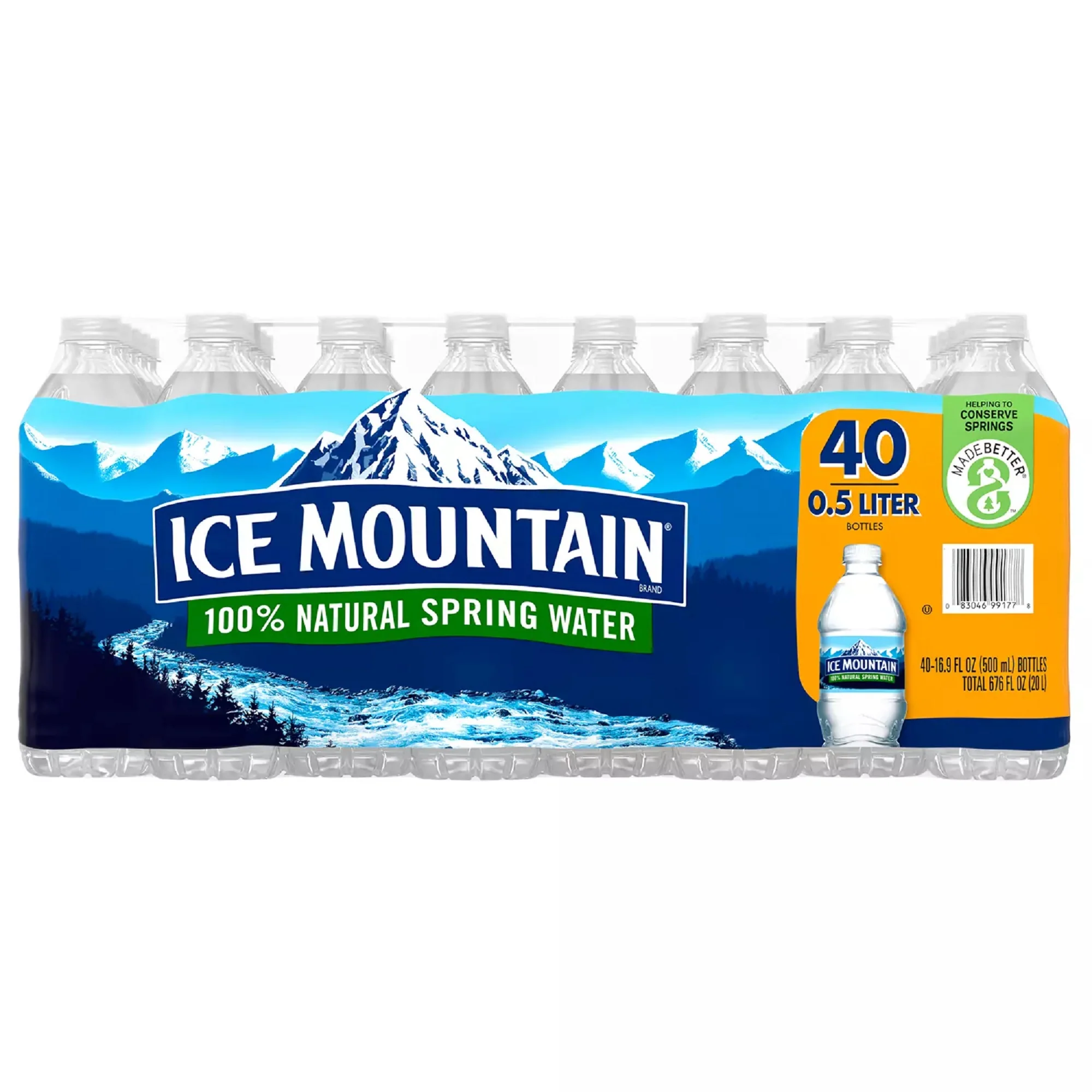 Ice Mountain Spring Water 16.9oz 40pk