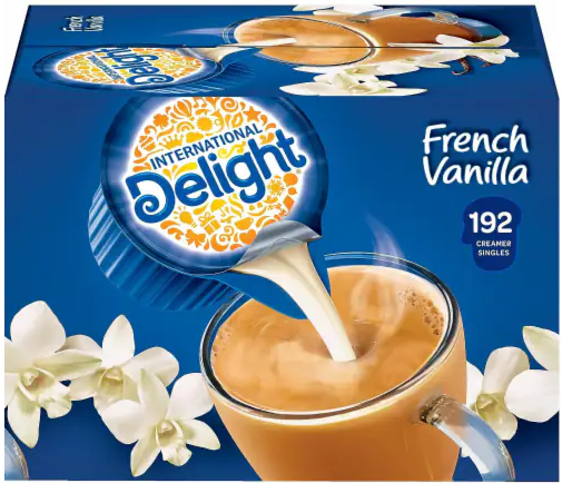 International Delight Coffee Creamer Singles French Vanilla 192ct