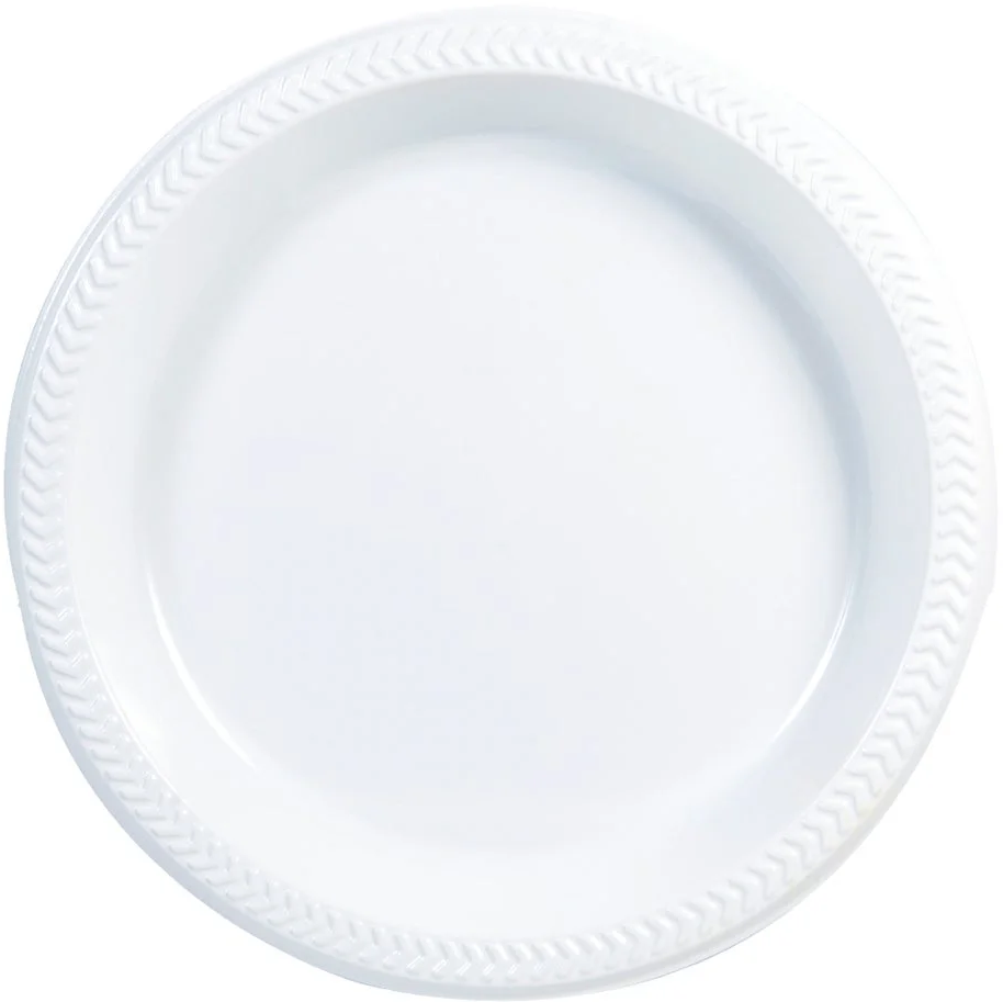 Gordon Choice Plates Plastic Round White 10.25in 125pk