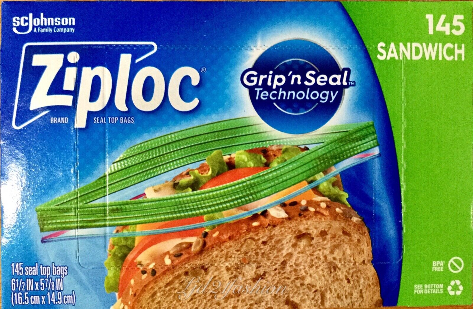 Ziploc Sandwich Bags 145ct