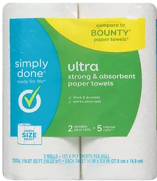 Simply Done Paper Towel Ultra Strong 2pk