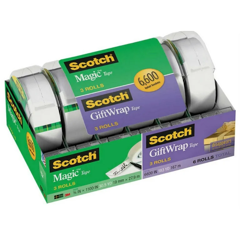 Scotch Tape Multi 6pk