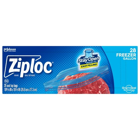 Ziploc Freezer Bags Gallon 28ct